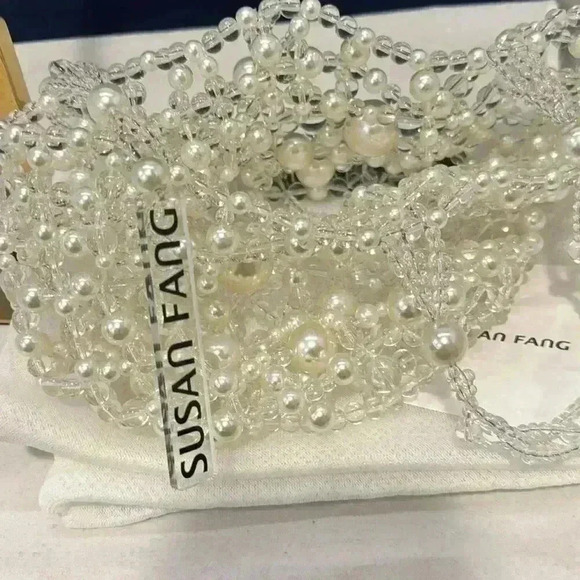 New Susan Fang BUBBLE WEAVE BASKET PEARL Bag - Picture 10 of 10